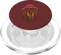 Jellyfish Retro Ocean Deep Sea Creature Aesthetic Nature PopSockets PopGrip for MagSafe