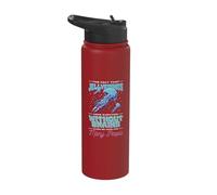 Jellyfish Survived Without Brains Sarcastic Ocean Stainless Steel Insulated Water Bottle