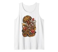 Jellyfish Tattoo Aesthetic Graphic Tank Top