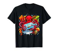 Jellyfish Turtle Seahorse Shark Octopus Aquarium Animal T-Shirt