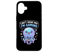 Jellyfish Video Gamer, Gaming Can't Hear You I'm Gaming Case for iPhone 16 Plus