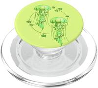 Jellyfish with Fish in Sea for Diver Raver and Mystics PopSockets PopGrip for MagSafe