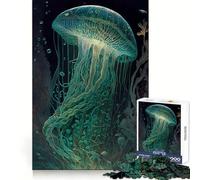 Jellyfish Wizardry Adult Jigsaw Puzzle1000 Pieces Strong Logic Precise Connection Joyful Challenge Premium Gift (38x52cm)
