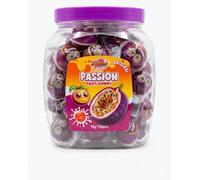 Jellylicious Original Fruit Flavoured Gummy Candy- Pack of 50x18g- Flavours- Passion Fruit, Coconut, Watermelon, Blueberry, Mango, Peach, Strawberry, Raspberry Flavours (Passion Fruit)