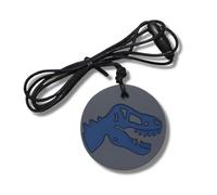 Jellystone Designs Dino Pendant Chew Chain, Silicone
