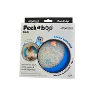 Jellystone Designs Peek-a-Boo Sensory Bag - Beach, Blue