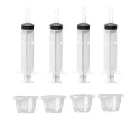Jelo Syringes Shots - Clear Alcohol Injector, Refillable Shot Tubes |Excellent Fun Party Drink Gadget, Ideal For Birthdays & Holidays, Easy-Clean Design, Delivers Creative And Spill-Free