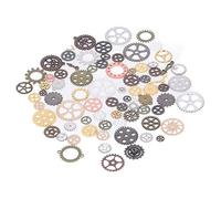 Jelquix 100g Stylish Steam Punk Gears Mix for DIY Crafts Suitable for Artists and Crafters