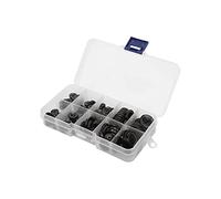 Jelquix 100Pcs Round Wood Buttons Handmade Durable for Clothes Decoration - Natural Beech and Plastic Material for DIY (Deep Coffee)