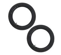 Jelquix 10x2in Inner Tubes Pair for Baby Strollers Scooters Replacement Rubber High Puncture Resistance 90° Valve Stem