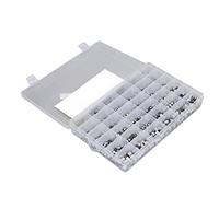 Jelquix 1520Pcs SMD Electrolytic Capacitor Assortment Kit with 36 Values 1uF to 1000uF for Automotive Electronics with High Reliability