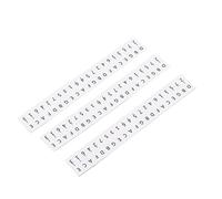 Jelquix 17 Key Kalimba Stickers, Thumb Piano Key Labels with Numbers and Intonation Symbols, for Beginners to Practice and Memorize Notes (White)