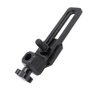 Jelquix 20mm Woodworking Turning Lathe Tool Holder Base, Cast Iron Alloy Steel Tool Rest, with Shock Absorbing Performance, Ideal for 4/5in, 0.8inch