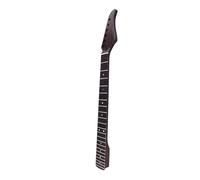 Jelquix 22 Frets Electric Guitar Neck, Wenge Wood Replacement Fingerboard, Ergonomic Fingerboard Neck with Enhanced Playability, Ideal for ST Electric Guitar