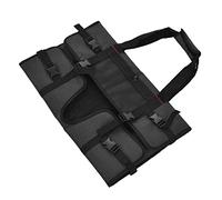 Jelquix 24 Inch Portable Computer Monitor Carrying Bag Practical Protective Case for LCD Screens and Monitors, Lightweight and Durable, for Home Office Travel, 600D Matte Cloth/Cotton/Flannel, Black