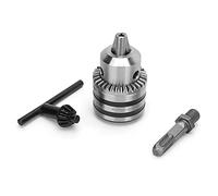 Jelquix 3.0-16MM Key Type Drill Chuck Adapter Kit for Electric Drill, Anti-Rust Durable Tool for Precision Drilling, 1/2-20UNF Size