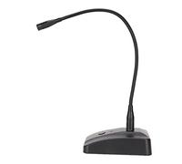 Jelquix 360 Degree Adjustable Microphone, Omnidirectional Condenser Mic with Noise Reduction XLR to 6.35mm Cable for Lecture Recording Meetings