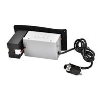 Jelquix 4 Band EQ Pickup Amplifier System for Acoustic Guitar with Easy Installation, Black, 1 Unit (Without tail pin)
