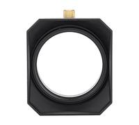 Jelquix 49mm Square Lens Hood Shade, High Impact Plastic, Protects Video Camera Lens From Stray Light, for DV Camcorders, Black, 1 Unit