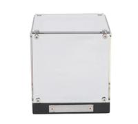 Jelquix 4D Acrylic Infinite Mirror Cube Light, Touch Dimmable LED Rechargeable Mood Lamp Type C 2000mAh Sturdy Metal Frame Futuristic Decor for Gaming Desk Bedroom Home Office White