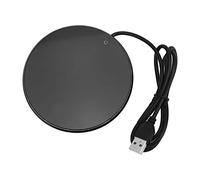 Jelquix 55°C Constant Temperature Mug Warmer Automatic USB Candle Warmer Space Saving Light Portable for Travelling (Black)