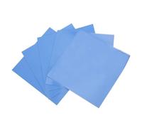 Jelquix 5Pcs Silicone Thermal Conductivity Pad, 100x100x0.5mm 1.5W/mK Heat Conduction Sheet with Excellent Insulation Viscosity Elasticity for CPU GPU LED