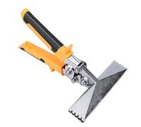 Jelquix 6 Inch Sheet Metal Bender, Straight Jaw Bending Pliers Hand Seamer, Ergonomic Non Slip Handle Bender with Compact Size, Ideal for HVAC System