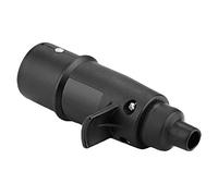 Jelquix 7 Pin Trailer Plug Durable Towing Adapter for Caravan Lights Ideal for New Towbars, 24V N Type Connector for European Vehicles