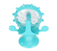 Jelquix ABS Cat Food Leakage Toy with Rotating Design for Interactive Play and Training for Cats 13.2x7.4x16.3cm (Blue)