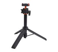 Jelquix Action Camera Selfie Stick Handle Grip with Magnetic Snap On Design Tripod Flexible Ball Head for Multi Directional Positioning Cold Shoe Mount Lightweight Sturdy