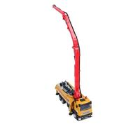 Jelquix Alloy Concrete Pump Truck Realistic and Fun Pumping Sand for Kids Indoor and Outdoors Plastic and Alloy 1:32 Scale Model