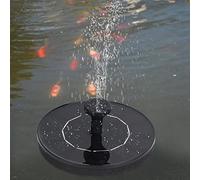Jelquix Automatic Solar Powered Fountain Pump, Garden Fountain Device with Multiple Heads, Ideal for Bird Baths, Fish Tanks & Small Garden Decor