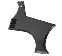 Jelquix Beard Shaping Tools for Men Flexible Black Plastics Hairline Trimming Template for Clean and Tidy Beard At Home