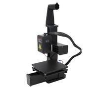 Jelquix Beginner 3D Printer, Easy to Use with Preloaded and Intuitive Key Controls, Compact Size 4x4x4in, Supports PLA and TPU Filaments, for Educational and Innovative Projects (Black)