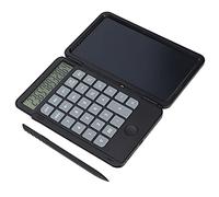 Jelquix Calculator Writing Tablet Portable 6.5in Rechargeable with Low Power Consumption for Office and Home Use ABS (Black)
