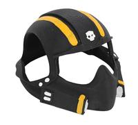 Jelquix Cat Helmet Toy, 3D Printed PLA Cool Funny Pet Costume for Cosplay, with Sturdy Structure for Holiday Festival Photography Black Yellow