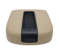 Jelquix Center Console Armrest Cover, Abrasion Proof Lid Cover, Soft Synthetic Leather with Easy Installation, Ideal for 1500 2500HD 3500HD 2007-2014 (Beige: 15217112)