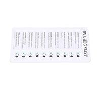 Jelquix Chore Chart, to Do List, Schedule Planning Chart with Slider Design, Ideal for Kids & Adults, 20x12cm (RV Checklist)