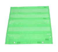 Jelquix Clear Pocket Chart with Built in Magnets Visual Teaching Aid for Small Group Activities 5 Rows Organizer for Classroom 16.5 X 13.8 Inches (Green)