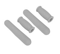 Jelquix Crutch Pads Extra Thick Cushioned Anti Slip Replacement Pads for Comfortable Armpits and Hand Grips Made of Durable TPU 4pcs (Grey)