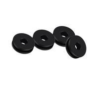 Jelquix Detachable Windshield Bushing Grommets Durable Replacement for Road King Heritage Softail, Set of 4 for Motorcycles, POM Material Black 1" X 0.29" X 0.33"