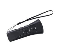 Jelquix Dog Barking Control Device Portable Ultrasonic Training Tool for Outdoor Use ABS Black 1 Unit