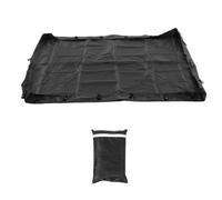 Jelquix Dog Playpen Bottom Pad, Puppy Pen Floor Mat with High Density Water & Scratch Proof 600D Oxford Fabric Black Dog Playpen Bottom Pad Dust Proof Rugged Pet Mat for Home Travel (4 Sided)