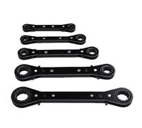 Jelquix Double Ended Ratchet Wrench, 12 Point Socket Reversible Ratchet, Forged CR V Steel with Bidirectional Ratcheting, Ideal for Motorcycle, Automotive & Craft Projects