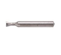 Jelquix Dovetail Bit 6mm Carbide Universal Cutter for Woodworking 50mm Length Efficient 4 Flutes (75°)