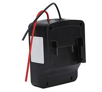 Jelquix Durable 18V Lithium Battery Adapter Power Source Mount Convenient and Easy Connection for Users Black ABS 1 Unit