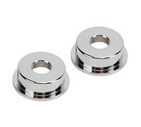 Jelquix Durable 2PCS TL Electric Guitar Jack Plate for Guitar Bass Installation with Screws (Silver)