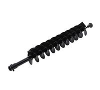 Jelquix Earth Auger Drill Bit 100x800mm High Efficiency Dual Blade Hole Digger for Tree Planting and Soil Turning Manganese Steel