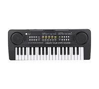 Jelquix Educational 37-Key Electric Piano Musical Instrument Toy, Percussion Recording and Rhythm Control, Convenient Kids, Suitable for Brain Development, White Color (BF-420)
