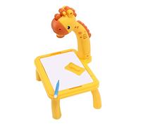 Jelquix Educational Kids Drawing Projector Table, Projection Drawing Board for Children Art, Improve Hand Eye Coordination, for 3 Years Old and Up (Small yellow color box)